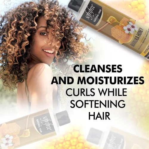 Miniatura 2 de Sofn'free Hydration - Champú de miel de manuka, hidratante natural para cabello ondulado y cabello rizado, añade brillo y suavidad, reduce