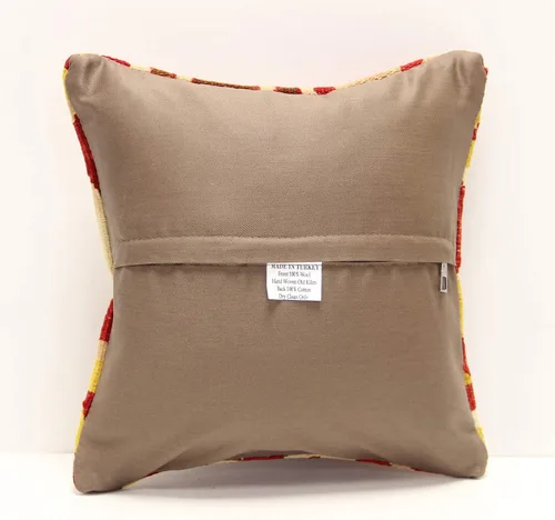 Miniatura 4 de Oriental Kilim Pillow Cover 12x12 inch Handmade Small Sofa Pillow Cover Chair Pillow