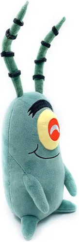 Miniatura 3 de Youtooz Plancton Sentado Peluche, 9 Pulgadas, Peluche Oficial con Licencia de Bob Esponja, Plancton The Chum Bucket de Bob Esponja Pantalones