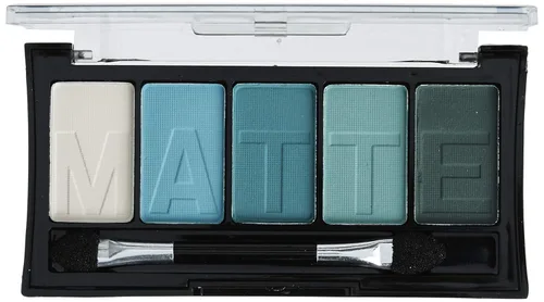 Miniatura 4 de L.A. COLORS Paleta de sombra de ojos mate de 5 colores, Teal Argyle CEM477