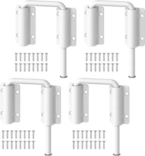 Miniatura 15 de Cerradura de puerta corredera con asa mejorada, cerradura multi-ángulo en forma de U de 2.38" para puerta corredera de granero de 90/180 grados, 1