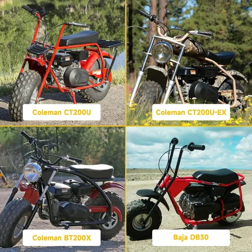 Miniatura 3 de HIAORS Empuñaduras para manillar de acelerador de bicicleta de 7/8 pulgadas, 0.866 in, compatibles con Coleman CT200U CT200U-EX BT200X Baja Warrior