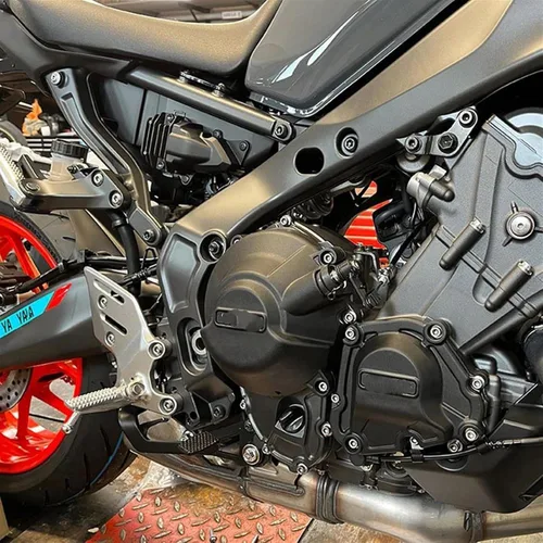 Miniatura 3 de Protector de choque para motocicletas Yamaha MT-09 FZ-09 para trazador para Scrambler XSR900 2021 2023 (color : 1 juego)