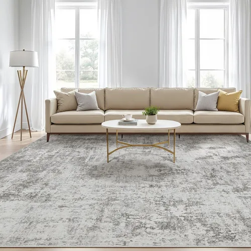 Miniatura 194 de Alfombra de pasillo lavable para cocina: 3 x 10 pies, antideslizante, abstracto, suave, moderno, resistente a las manchas, para interiores, piso