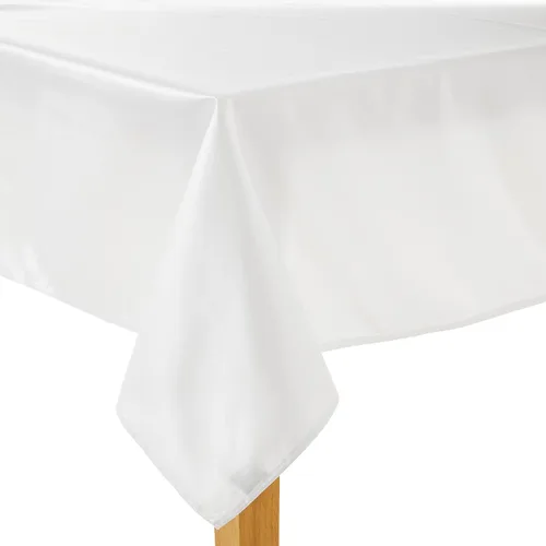 Miniatura 3 de Violet Linen Mantel metálico para hotel, forro de 52 x 70 pulgadas, rectangular, color plateado