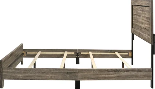 Miniatura 6 de Bernards Louis Bed-in-A-Box con USB en gris marrón, panel completo