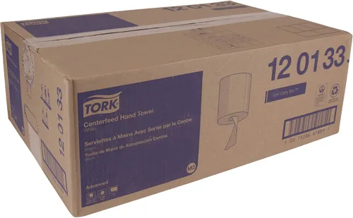 Miniatura 10 de Tork Centerfeed - Limpiaparabrisas de papel blanco M2, alta absorción, 6 x 1000 hojas, 120133