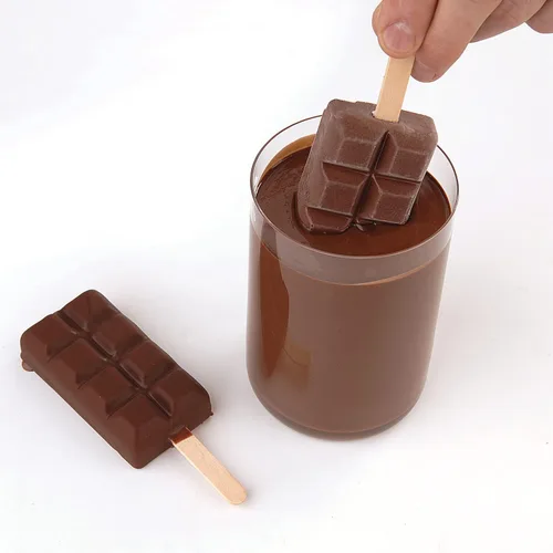 Miniatura 3 de Silikomart Molde de silicona para barra de helado, juego de 2, Chocostick