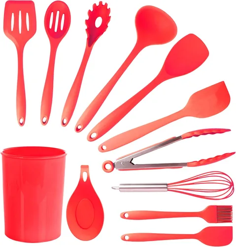 Miniatura 10 de Megachef Tool - Juego de utensilios de cocina, 12 piezas, color negro