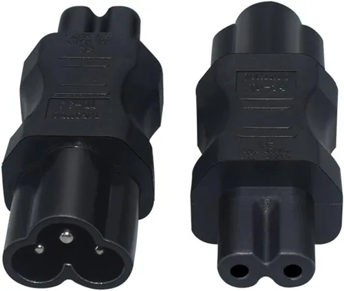 Miniatura 12 de Adaptador C6 a C13 Compatible con laptops, impresoras, monitores Convertidor de corriente CA de 10 A 250 V