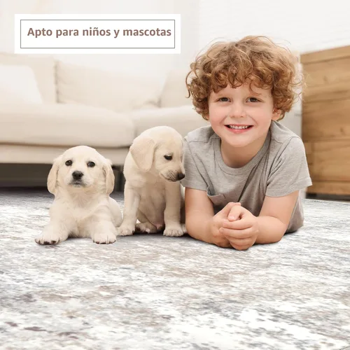 Miniatura 6 de Srugn Alfombras lavables 8x10, alfombras de área para sala de estar, alfombras abstractas modernas para dormitorio, alfombras grandes, alfombra