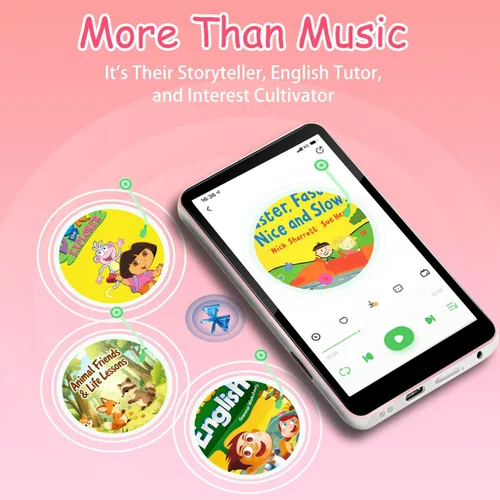 Miniatura 3 de Reproductor de MP3 con Bluetooth y WiFi, Android 9.0 de 144 GB, pantalla táctil de 4 pulgadas, reproductor MP3 y MP4 dgtenk Kids para Spotify