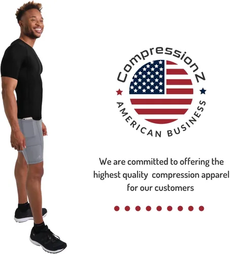 Miniatura 5 de CompressionZ Men's Compression Shorts with Pockets - Performance Sport Spandex Compression Underwear 8