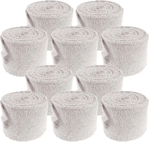 Miniatura 31 de JubileeYarn - Cinta de yute de arpillera para manualidades, 3 pulgadas x 10 yardas, color negro, 1 rollo