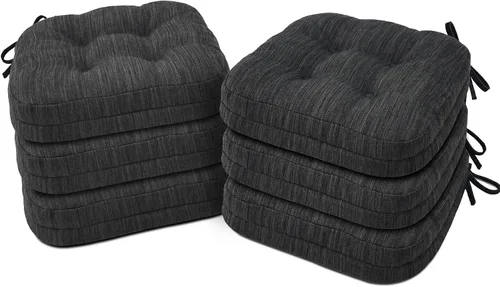 Miniatura 13 de Shinnwa Juego de 2 cojines para silla de comedor, cojines para silla de cocina de espuma viscoelástica de doble capa, almohadillas de asiento