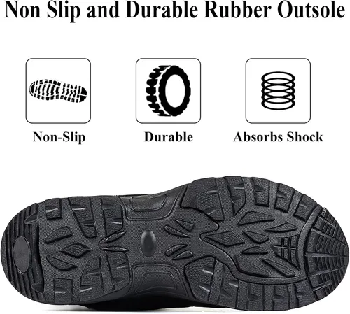 Miniatura 5 de FW FRAN WILLOR Women's Waterproof Winter Snow Boots with Side Zipper