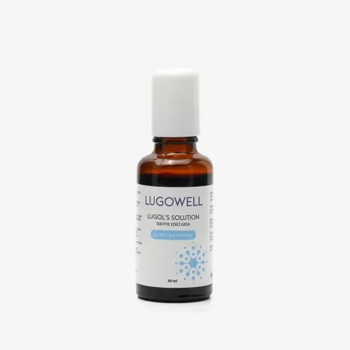 Miniatura 4 de LugoWell Lugol's Solution Gotas de yodo y potasio al 2% 1.0 fl oz/1 fl oz Tapa enrollable