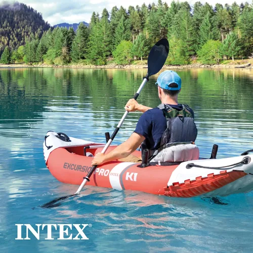Miniatura 6 de INTEX 68303EP Excursion Pro K1 Juego de kayak inflable: incluye remos de kayak de lujo de 86 pulgadas y bomba de alto rendimiento - PVC SuperTough