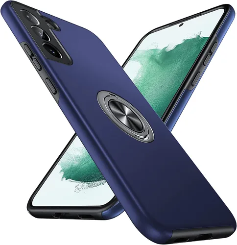 Miniatura 35 de Anqrp Diseñada para Samsung Galaxy S22 Ultra Funda, Incorporada [Protección contra Caídas de 15 Pies][Disipación de Calor] Protección de Grado Rojo