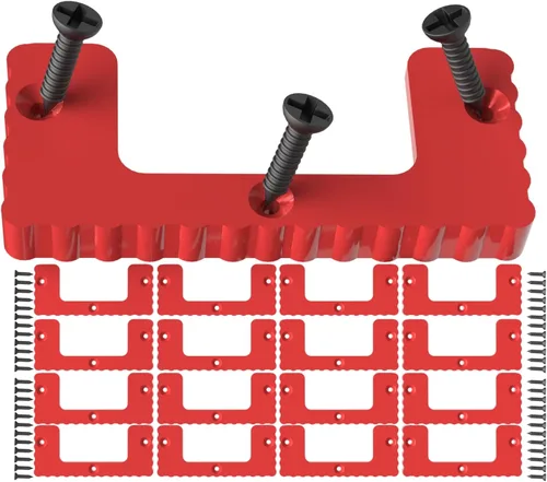 Miniatura 9 de NyVoozy Para Tacos Milwaukee Packout, 8 Piezas Cleat 'n' Feet Tacos Compatibles con Sistema Milwaukee Packout, Sistema de Almacenamiento de Caja