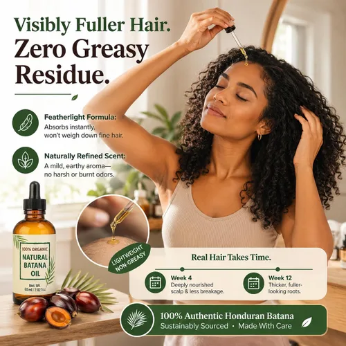 Miniatura 2 de Aceite de batana crudo para el crecimiento del cabello – Dr. Sebi Organic Botana Aceite natural para el crecimiento del cabello – Tratamiento