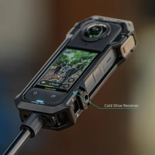 Miniatura 8 de Tilta Jaula completa para cámara compatible con Insta360 X4, color negro, protección para el cuerpo de la cámara, montaje Amera Action C integrado