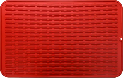 Miniatura 140 de MicoYang Alfombrilla de silicona para secado de platos para múltiples usos, fácil de limpiar, ecológica, resistente al calor, alfombrilla