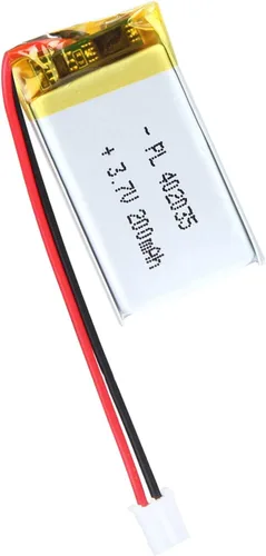 Miniatura 92 de 652030 Batería Lipo de 3.7V 350mAh 652030 Cargable Paquete de Batería de Polímero de Litio con Conector JST PH2.0mm para Dispositivo Electrónico