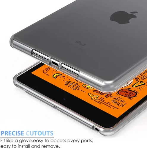 Miniatura 4 de Puxicu Funda para iPad mini 5 / Mini 4 / Mini 3 / Mini 2 / Mini 1, diseño delgado y suave TPU funda protectora para iPad mini 7.9 pulgadas tablet