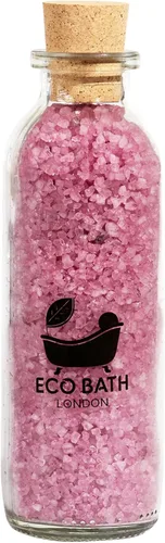 Eco Bath London Sal del Mar Muerto - 10.5 onzas, rica en magnesio, sal marina 100% natural para baños relajantes, infundida con aceites naturales y