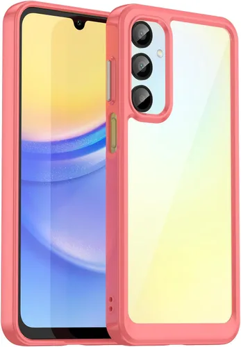 Miniatura 8 de Funda para teléfono Samsung Galaxy-A15-5G: Cubierta de teléfono a prueba de golpes de grado militar con protector de pantalla de vidrio templado