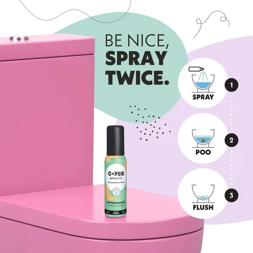 Miniatura 3 de Oopsie Poopsie Aerosol para inodoro, artículos esenciales de viaje, cada uno hasta 300 usos, desodorante de olor de baño con aceites esenciales