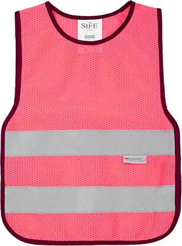 Miniatura 10 de Chaleco de seguridad SIFE para niños de 3 a 12 años, con tecnología compatible 3M, 6 colores - malla y punto Púrpura