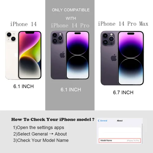 Miniatura 46 de FABSPARK Funda para iPhone 14 Pro Max, bonita funda colorida con láser, retro, exquisita, rizada, borde ondulado, protector estético de TPU suave