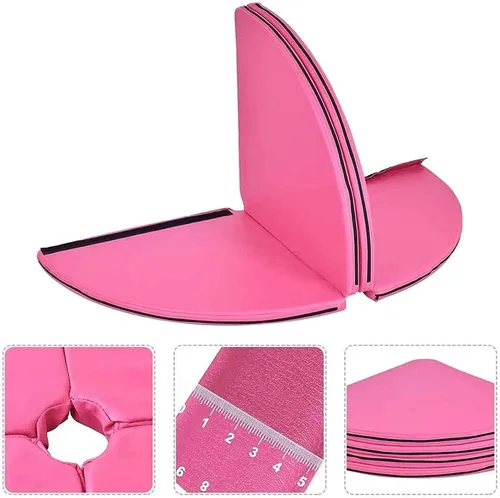 Miniatura 3 de Dxcaicc Tapete de baile de poste de 47.2 in de diámetro, redondo, plegable, portátil, para fitness, baile, adecuado para principiantes, fitness