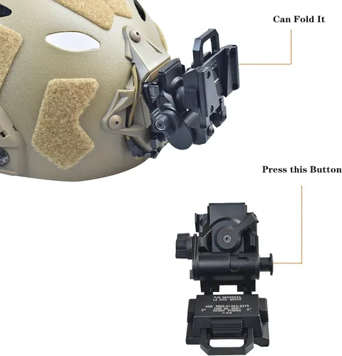 Miniatura 3 de Tipo de material de metal PVS15/18 GPNVG18 Gafas de visión nocturna Montaje y bolsa de batería Bolsa de contrapeso para montaje de casco L4G24 NVG