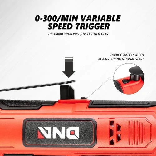 Miniatura 3 de DNA MOTORING TOOLS-00170 Llave de trinquete eléctrica inalámbrica de 12 V 3/8 pulgadas con interruptor de rotación hacia adelante/retroceso + luz