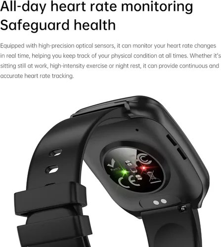Miniatura 9 de Reloj inteligente para hombres y mujeres, pantalla táctil HD de 1.83 pulgadas, rastreador de actividad física con llamadas y mensajes Bluetooth