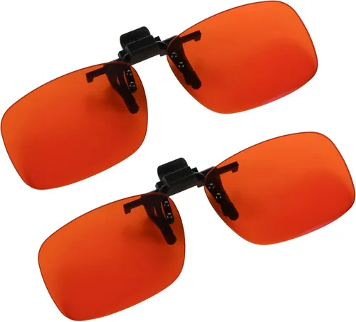 Miniatura 15 de VisionGlobal 1 par de lentes de bloqueo de luz azul/paquete de 2 lentes rojos para dormir o 2 lentes de juego para mujeres/hombres