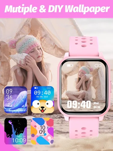 Miniatura 7 de Reloj inteligente para niños y niñas, reloj inteligente para niños, regalos para niños de 4 a 16 años con modo de sueño, 19 modos deportivos