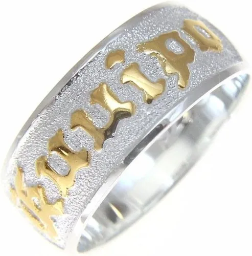 Miniatura 4 de Arthur's Jewelry - Anillo de plata de ley 925 con diseño de flor hawaiana de Plumeria chapado en oro amarillo, borde liso, tamaño 3 a 14