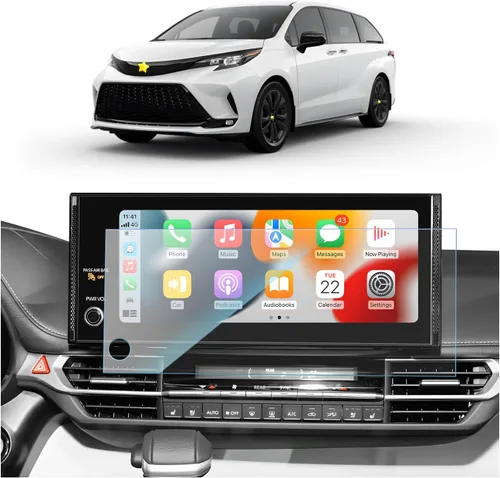 SKTU Protector de pantalla para Toyota Sienna 2025 2026 de 12.3 pulgadas para Toyota Sienna 2025+ (XLE/XSE/Woodland Edition/Limited/Platinum) 12.3