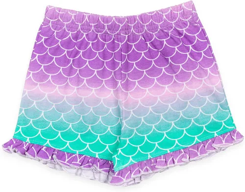 Miniatura 4 de Disney Princess Ariel Moana Jasmine Rapunzel Belle - Camiseta gráfica y pantalones cortos para niñas de bebé a niño pequeño