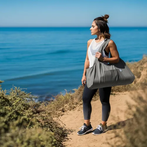 Miniatura 4 de Yogiii, bolsa para esterilla de yoga, la YogiiiTotePRO, bolsa grande para llevar esterilla de yoga con bolsillo lateral, para todos