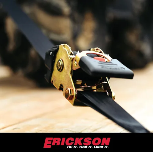 Miniatura 10 de Erickson 34416 Pro Series Correa, amarra de trinquete retráctil, negra, de 2 pulgadas x 10 pies
