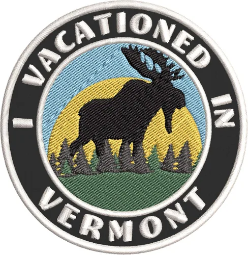 Miniatura 5 de I Vacationed in Vermont - Parches decorativos bordados de 3.5 pulgadas, para planchar o coser, recuerdos de vacaciones, viajes, aventura, tema