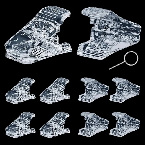 Miniatura 10 de Beloving 10 clips para puntas de uñas, gel de extensión de uñas de construcción rápida para kit de uñas postizas y herramientas de manicura de doble