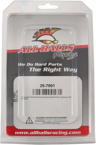 Miniatura 4 de All Balls Kit de rodamientos y sellos de transmisión Racing All Balls (25-7001) para Polaris Big Boss 500 6x6 2000 2001 2002 2003, Sportsman 500 6x6