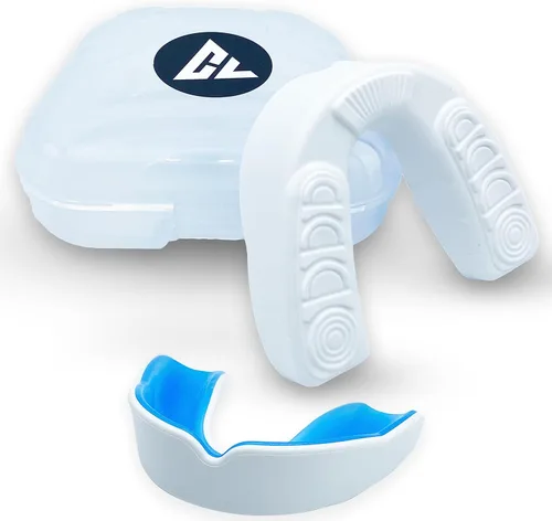 Protector bucal moldeable para adultos con funda ventilada | Boquilla transpirable de ajuste personalizado para hombres y mujeres | Protector bucal