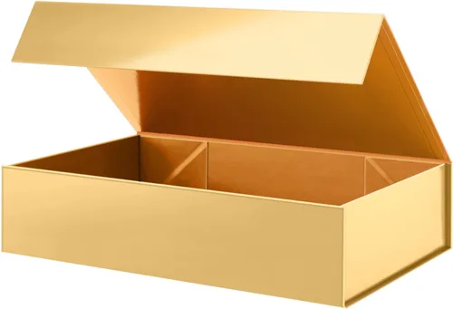 Miniatura 33 de PACKHOME Caja de regalo de 11.5 x 8 x 2.5 pulgadas, caja resistente para camisas con tapa magnética para múltiples ocasiones (negro brillante)